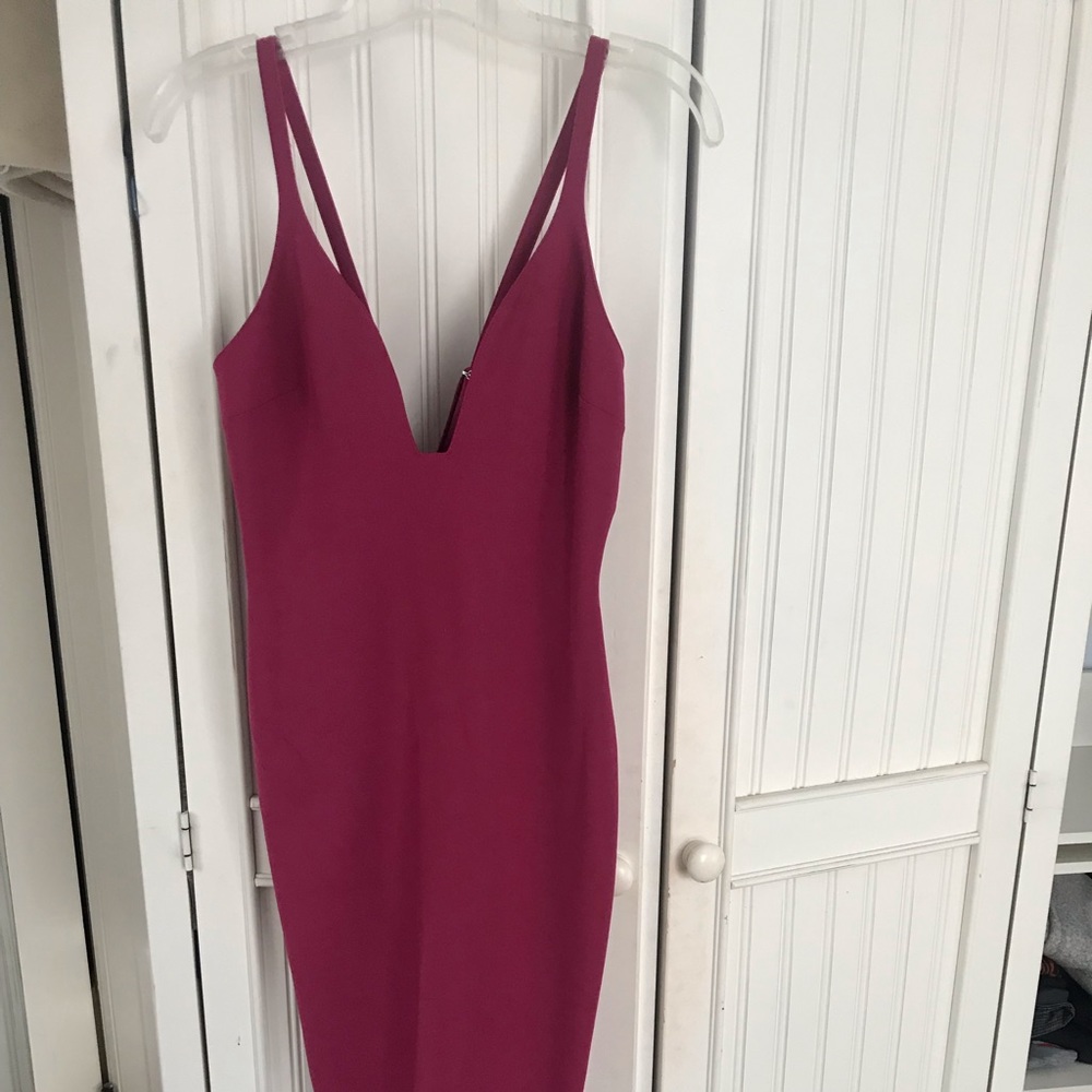 Cinq a sept burgundy dress size 4